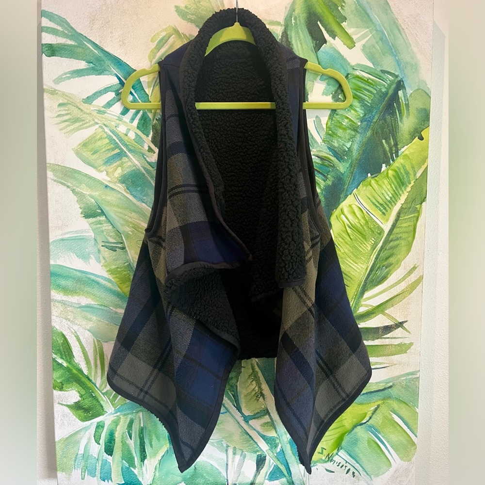 Reversible Draped Vest